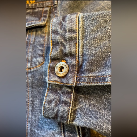 Miu Miu Cropped Stretch Denim Jacket - Size 36 - Picture 10 of 17